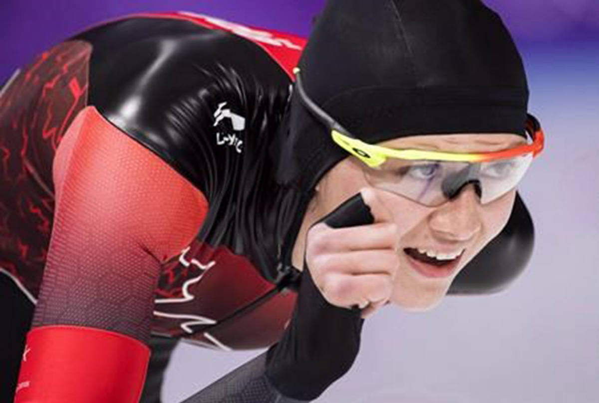 Isabelle Weidemann of Canada competes in the women’s 5000m speedskating finals during the 2018 Olympic Winter Games in Gangneung, South Korea on Friday, February 16, 2018. Isabelle Weidemann hit her stride, literally and figuratively, in long-track speedskating. THE CANADIAN PRESS/Nathan Denette