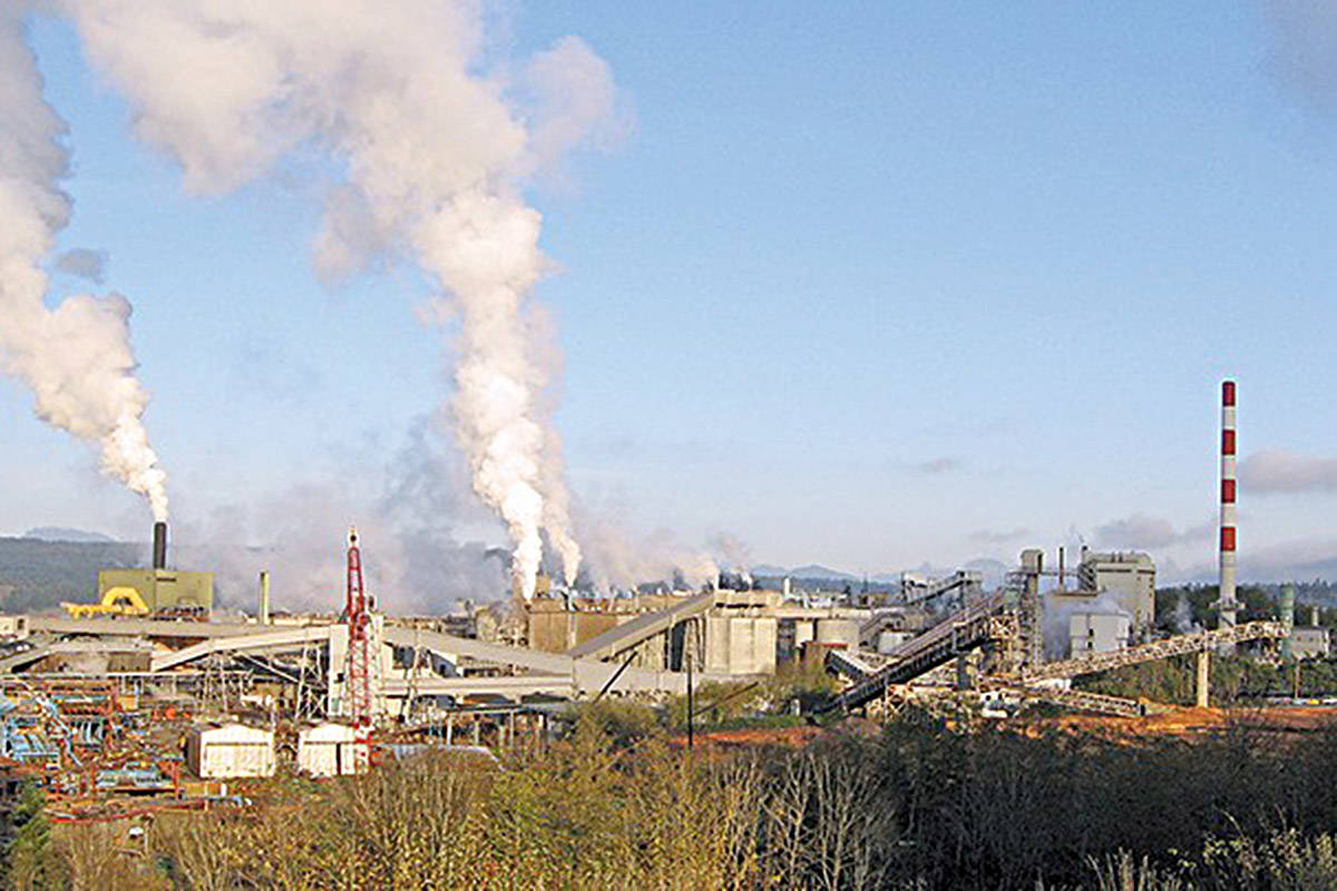 The Elk Falls pulp and paper mill site is shown here around the time it shut down. The mill was permanently closed in 2010. Black Press file photo
