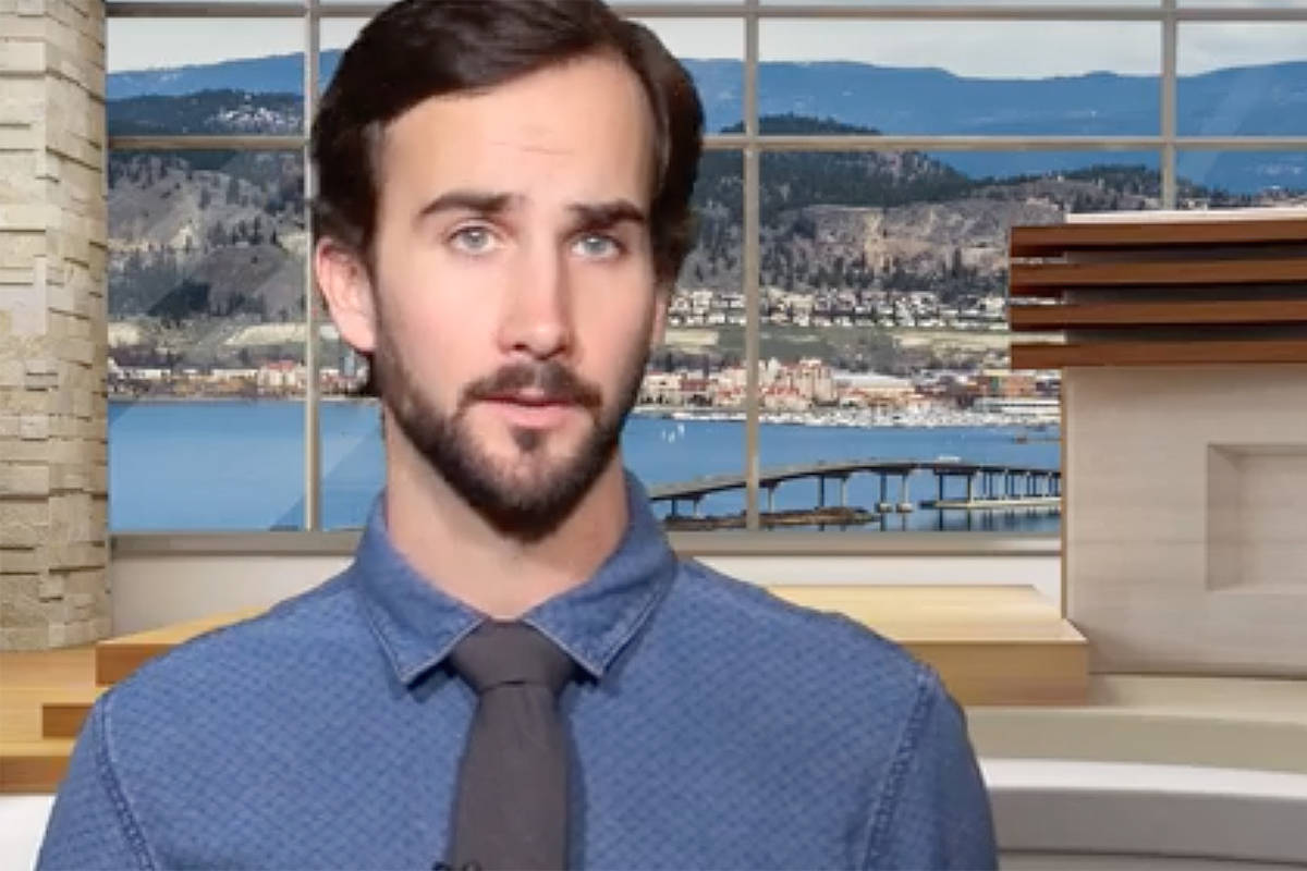 Castanet reporter Nicholas Johansen faces a criminal charge of violating a court-ordered publication ban. —Image: Youtube