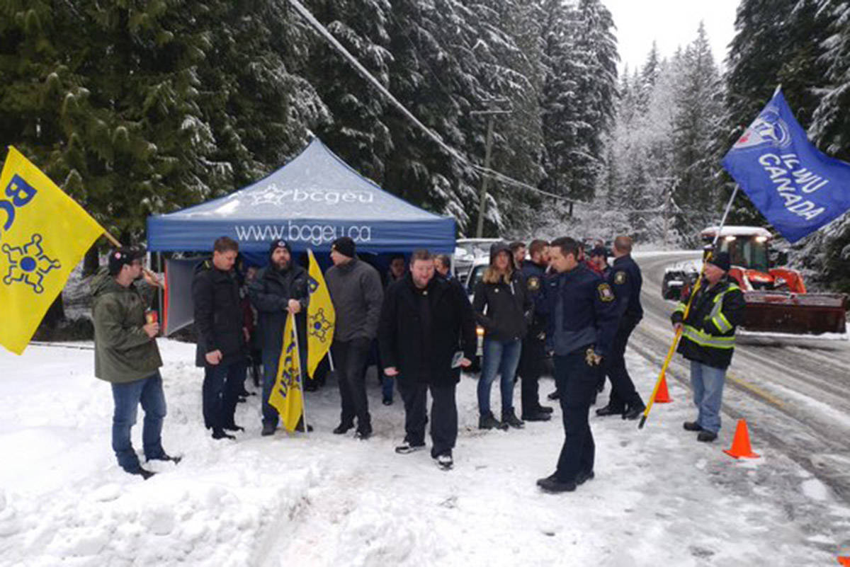 Prison guards at Fraser Regional Correctional Centre in Maple Ridge (Neil Corbett/Maple Ridge News)