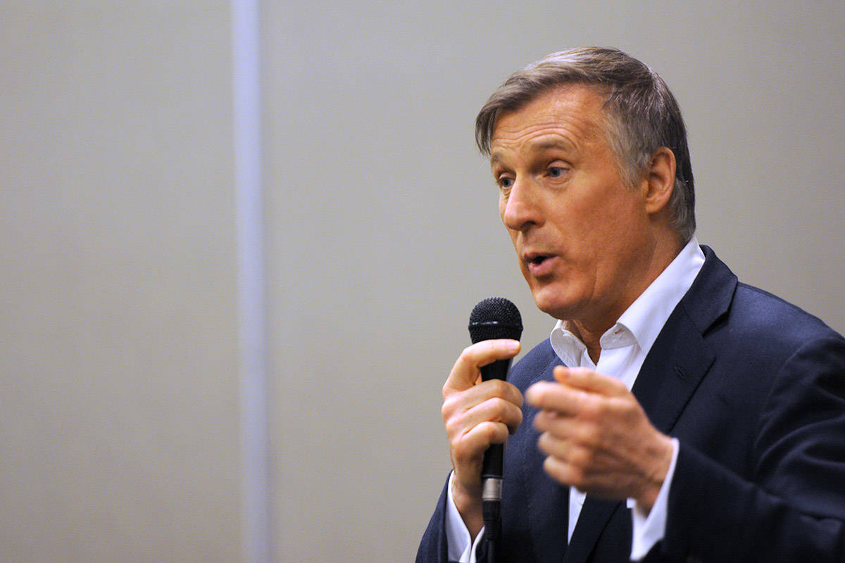 People’s Party of Canada leader Maxime Bernier. (Jenna Hauck/ The Progress)