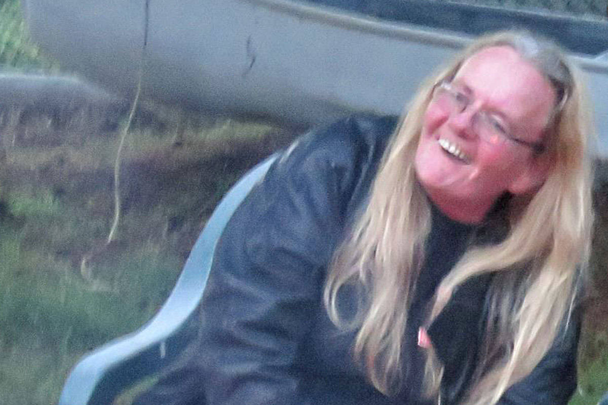 Kelly Kafka, the victim in a Feb. 28 hit-and-run in Campbell River, is shown in an undated photo posted to GoFundMe by Woss resident Don Baker.