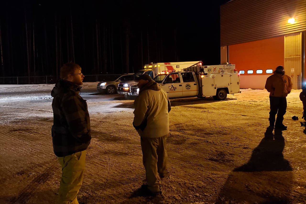 Gathering at the behest of the Hope Search and Rescue team, members of SAR teams from across the Fraser Valley gathered on Saturday to help locate a backcountry skier who’d become separated from their party. (Facebook)