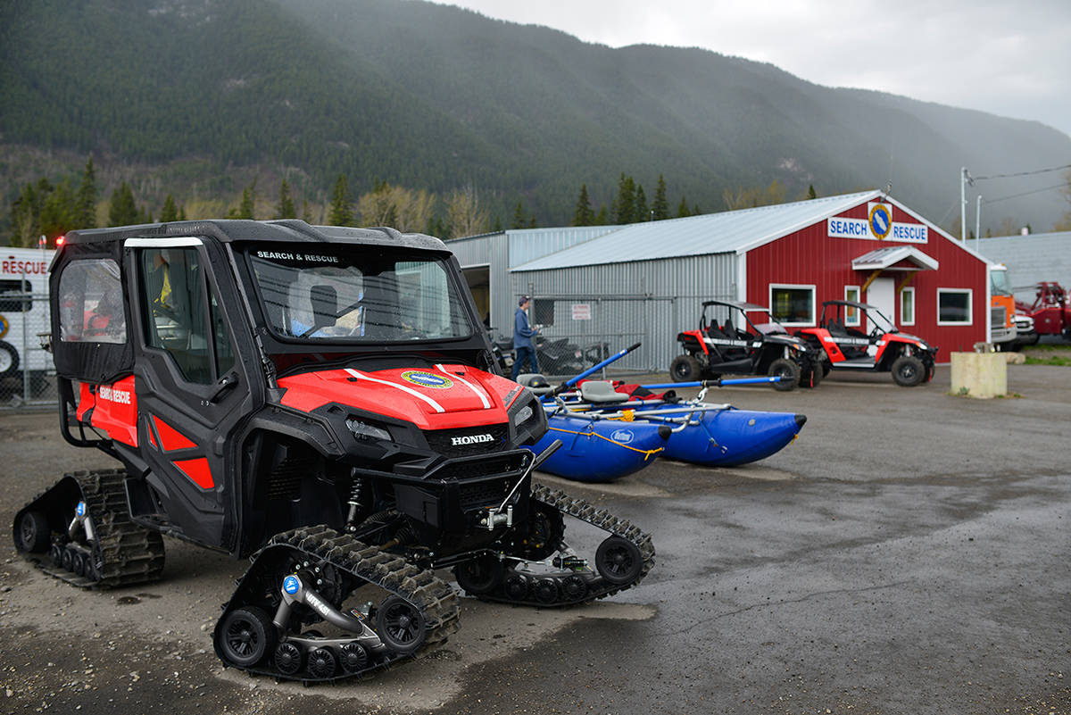 Provincial funding helped Sparwood Search and Rescue rebuild after a fire in December 2016 gutted the facility, causing $350,000 in damage. File photo