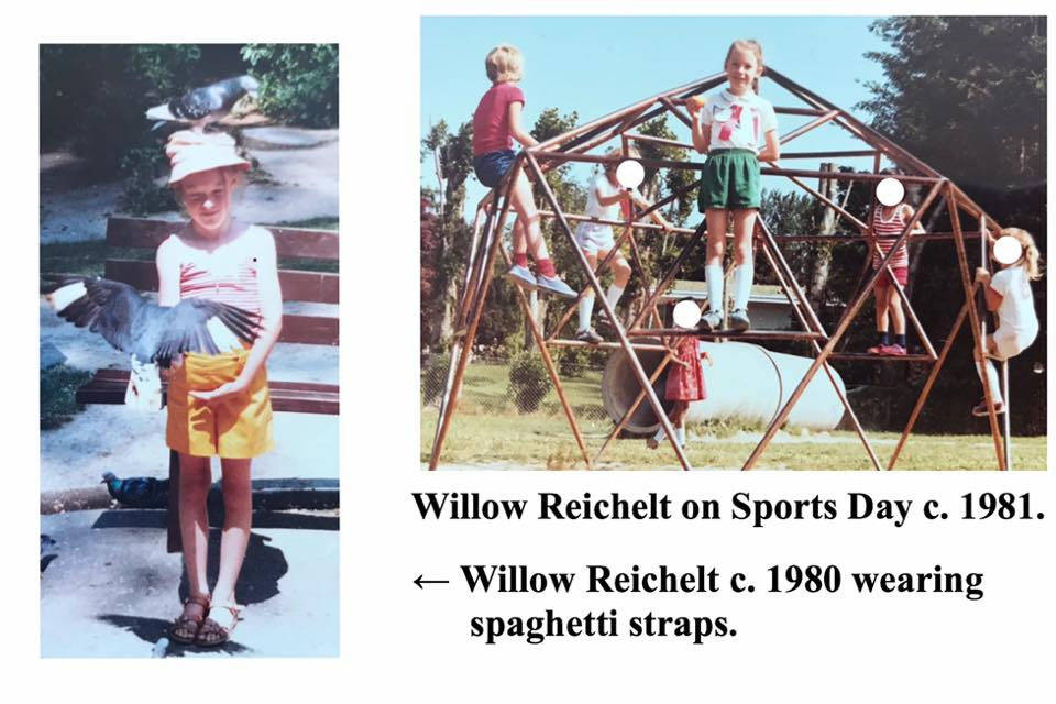 Willow Reichelt, a Chilliwack school trustee, shared photos from her own school days to illustrate that young girls’ clothing shouldn’t be targeted. (Willow Reichelt image)