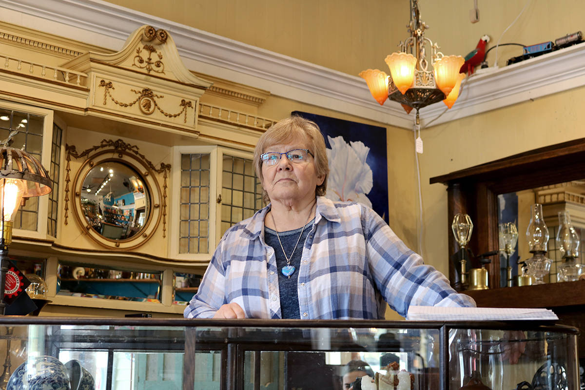 Shirley Rempel owns Country Lane Antiques, the store where Garage Sale Mysteries films. Miranda Fatur Langley Advance Times