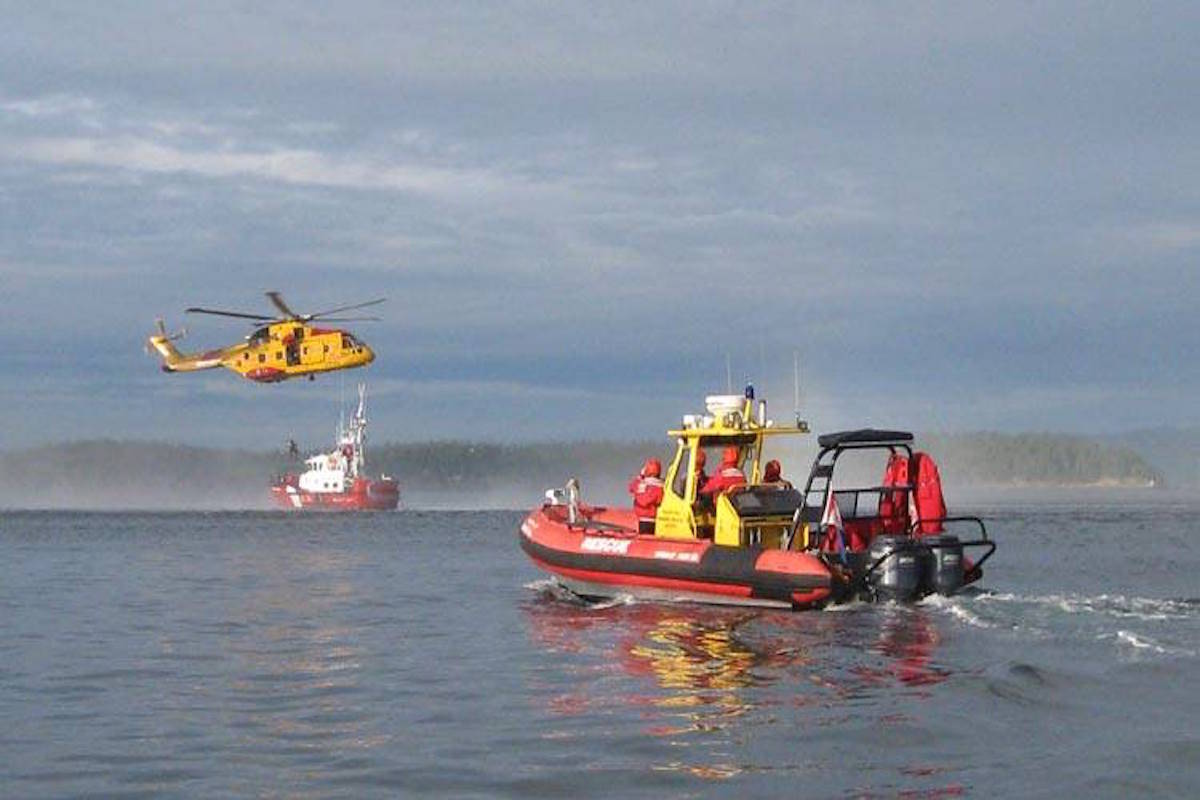 Members of the Canadian Coast Guard and other first responders are conducting an on-water exercise Thursday afternoon from 1 - 4 p.m. in the waters between Fisherman’s Wharf and Ogden Point. (File photo)