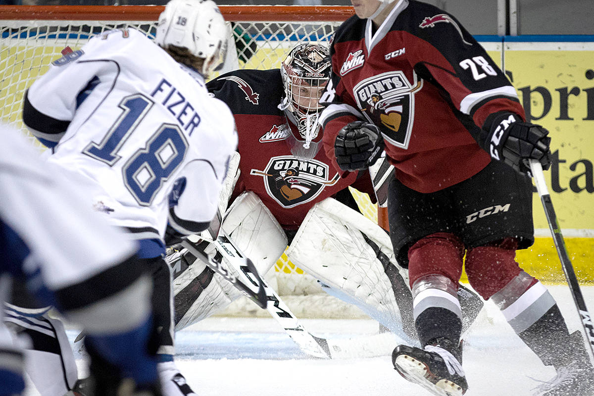 The Victoria Royals lost game three in overtime 5 to 4 on Tuesday night leaving the Vancouver Giants leading the best-of-seven series 3 to 0 in the second round of the WHL playoffs. (File Photo/Black Press Media)