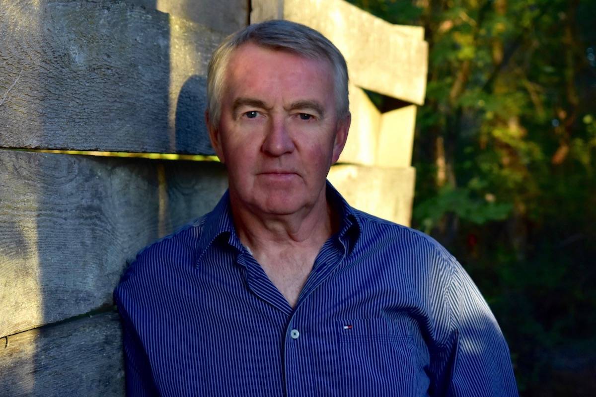 North Saanich author George Mercer, whose latest book Fat Cats recently won a gold medal at the 2019 Independent Publisher Book Awards for Best Regional Fiction, Canada West. (Photo courtesy of George Mercer)