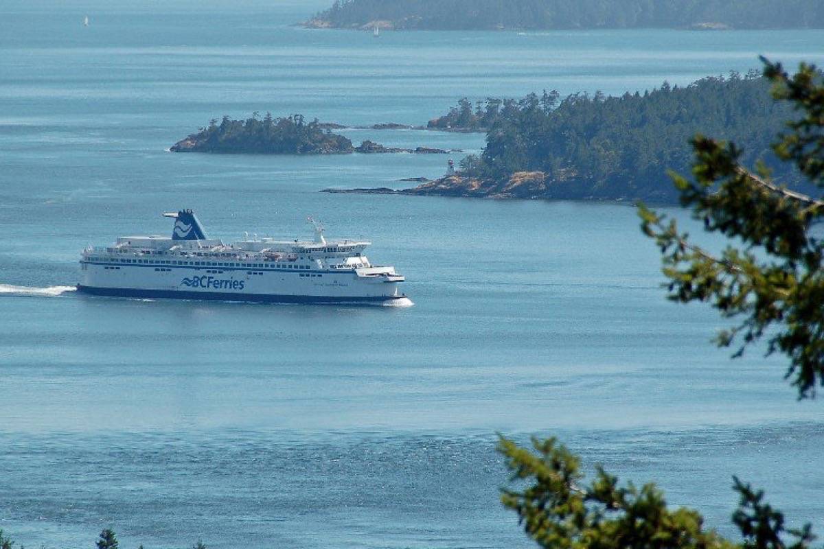 BC Ferries said they were expecting heavy foot passenger traffic departing the southern Gulf Islands to Vancouver on Monday. (BC Ferries/Twitter)