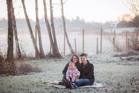 Aaron and Patricia Pearson are pictured with their two-year-old biological daughter Emma are shown in a photo taken in December 2018 by Coastal Lifestyles Photography. The couple was in the process of adopting a sibling for Emma through Choices Adoption and Pregnancy Counselling Agency in Victoria, B.C., but the agency has announced it will shut down as of May 31, 2019. (THE CANADIAN PRESS/HO- Coastal Lifestyles Photography- Shea Michelle Long)