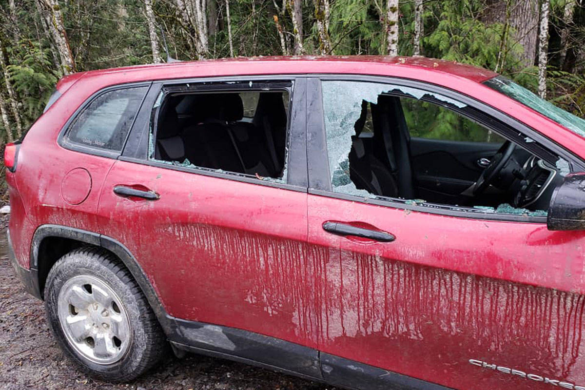 Ashley Malon had her Jeep Cherokee stolen twice last month within a week. The second time, there was extensive damage to the vehicle. (submitted)                                Ashley Malon had her car stolen twice last month within a week. The second time, there was extensive damage left to the vehicle. (Submitted)