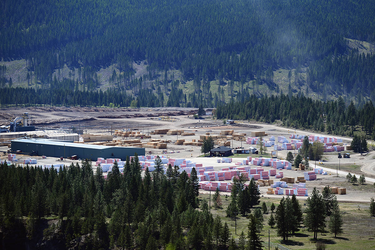 The Elko sawmill resumed operations on Monday, May 6 after a week-long curtailment. File photo