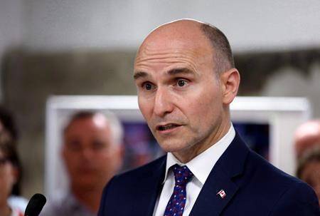 Federal Minister of Families, Children and Social Development Jean-Yves Duclos is seen at a youth homelessness organization in Toronto on Monday, June 11, 2018. (THE CANADIAN PRESS/Colin Perkel)
