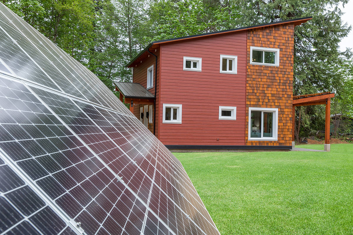 J. Zsiros Contracting recently completed the Comox Valley’s first Net Zero home. Photo courtesy of J. Zsiros Contracting.