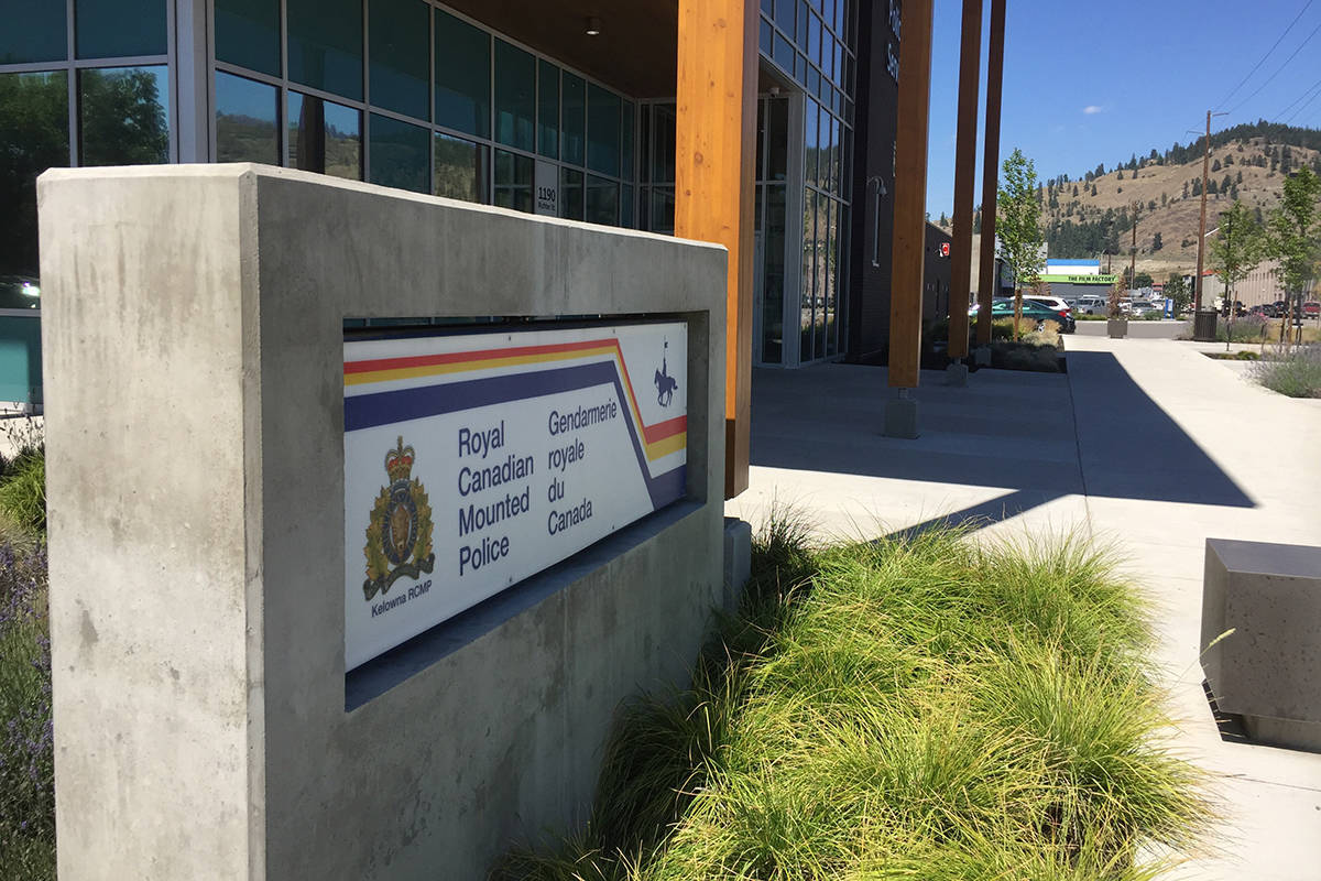 Kelowna RCMP building on Richter Street (Photo by Steven Lin)
