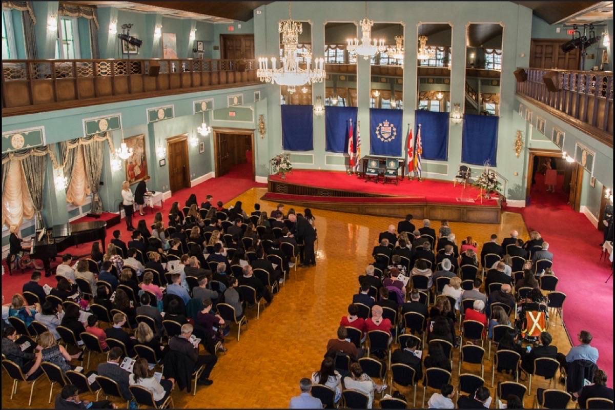 The Duke of Edinburgh Award ceremony May 25, 2019 at Government House in Victoria. (Duke of Edinburgh Award BC & Yukon Division/Flickr)