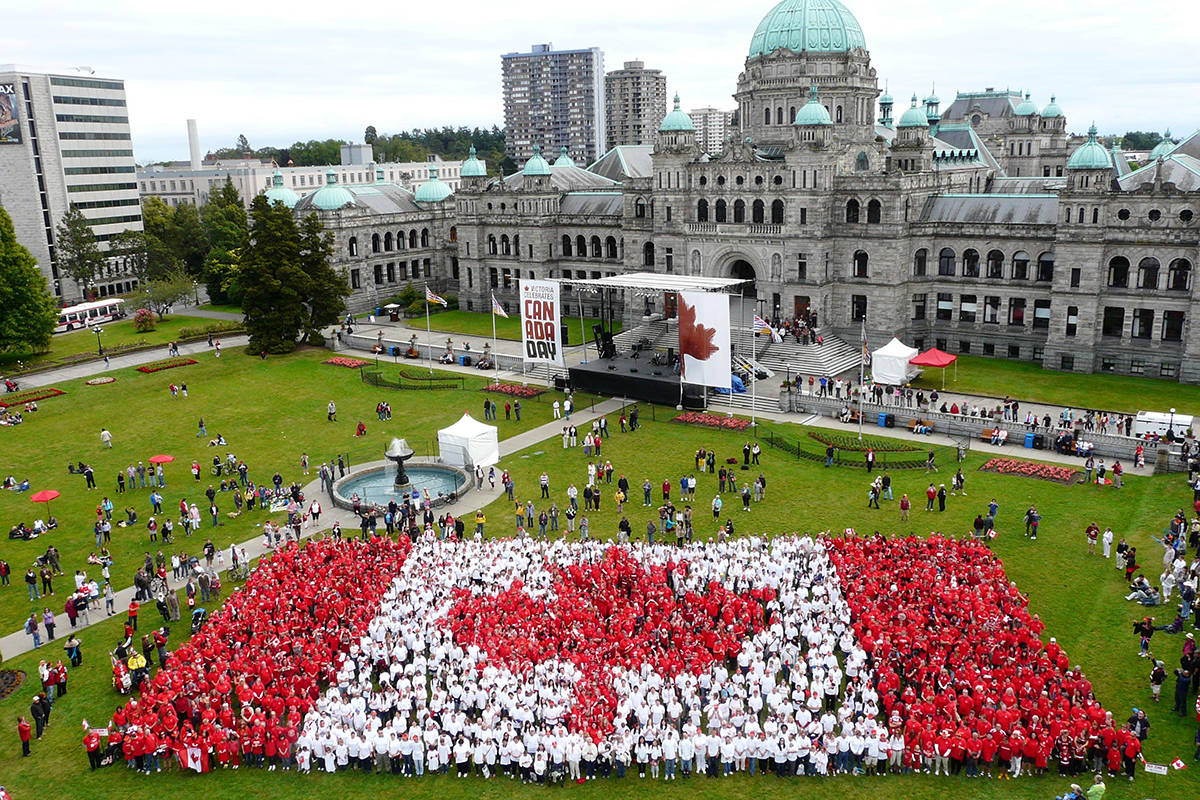 Canada Day is the largest event the City of Victoria sees (File Contributed/Ken Kelly, DVBA)