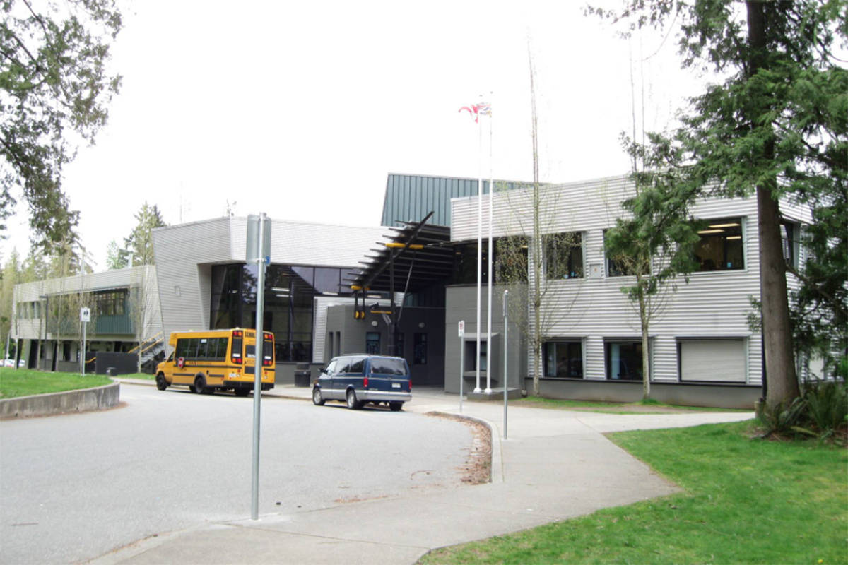 The Surrey School District is looking into an alleged assault of a Fraser Heights Secondary student (school pictured above). (Photo: Facebook)