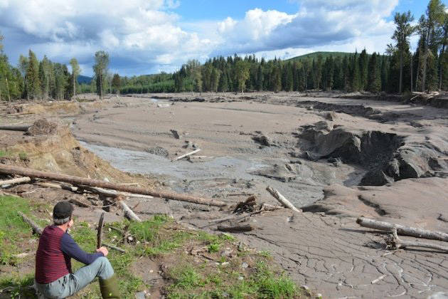 The Mount Polley tailings dam broke in 2014, sending 24 million cubic meters of toxic mine tailings into the watershed. File photo
