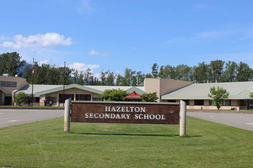 Hazelton Secondary School (File photo)