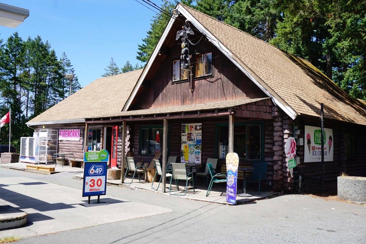 Parksville’s Log Cabin General Store, 1000 Resort Dr., was broken into on June 10 or 11 and a suspect stole a large quantity of cigarettes and lottery tickets. - Karly Blats photo