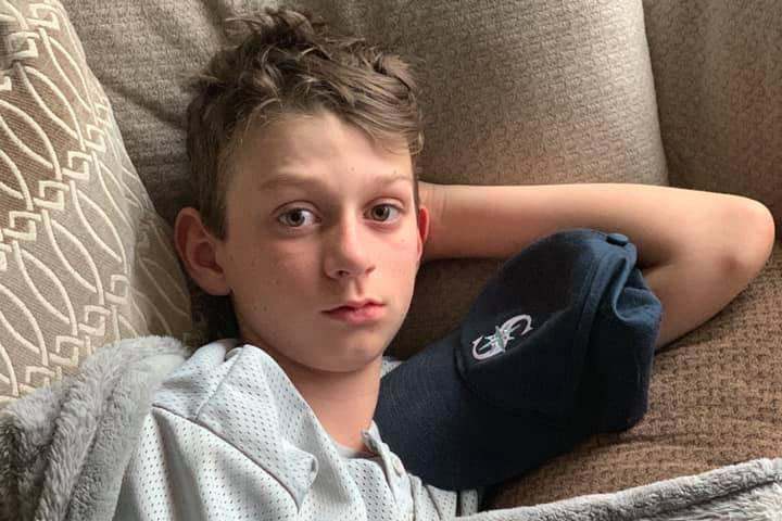 Jack Gray has received an outpouring of support after someone vandalized and poisoned his beehive. Photo courtesy Graham family