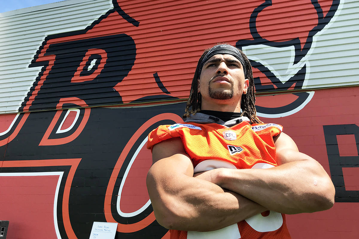 Slain friend motivates rookie football player to make it with hometown B.C. Lions