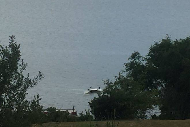 Two in hospital after float plane crashes in Okanagan Lake