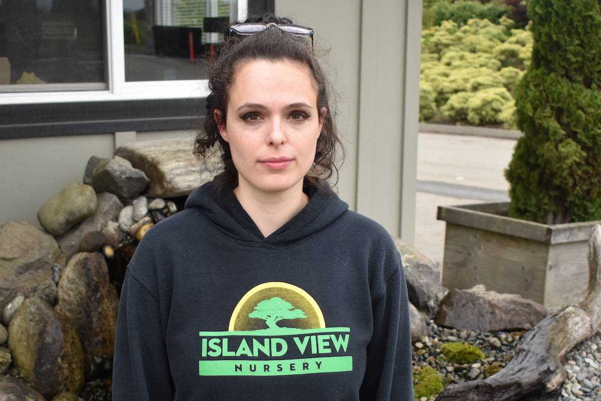 Alexandria Garcia standing at the entrance of the nursery. (Nick Murray/News Staff)