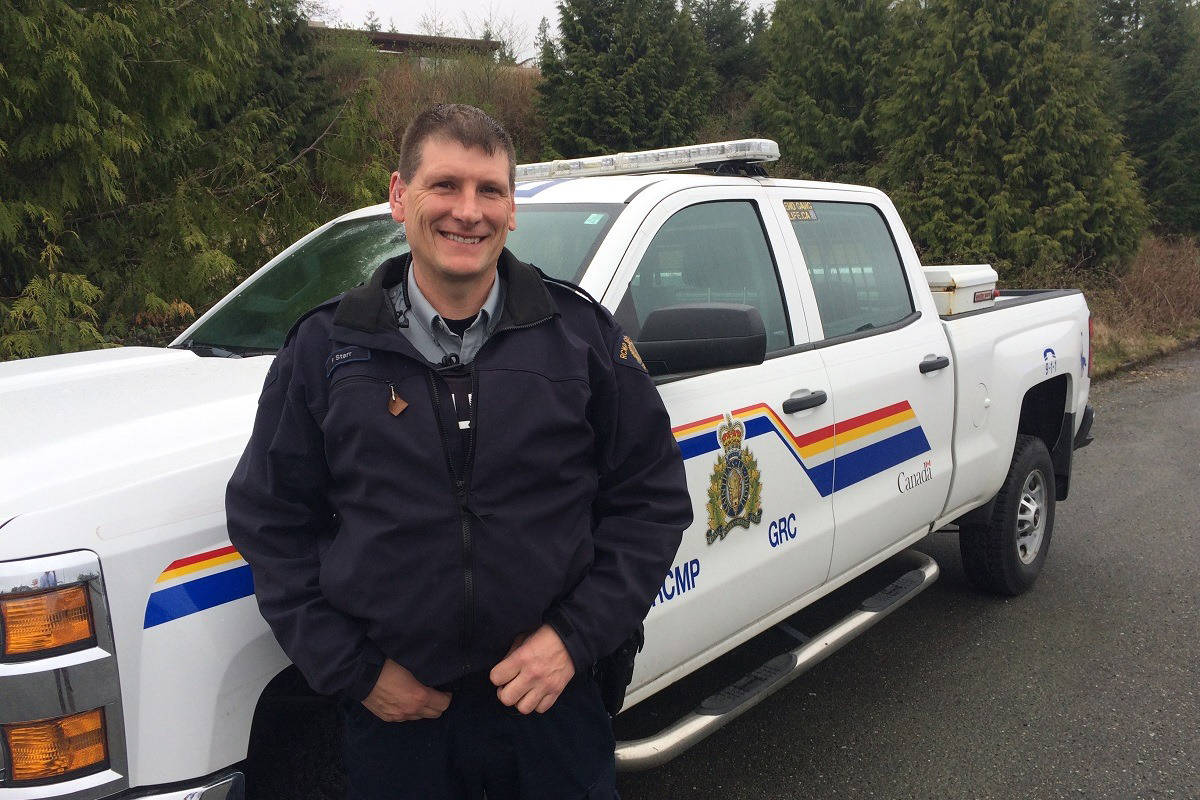 THOMAS KERVIN PHOTO                                Port Hardy RCMP Cst. Paul Starr has transferred to Ladysmith after five years of working with the Indigenous communities in the North Island.