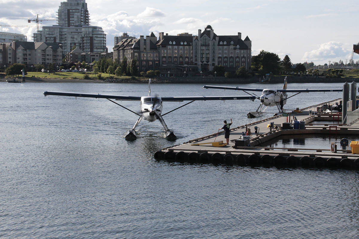 Victoria’s water airport to be one of several in Canada to undergo new safety certification from Transport Canada. (Don Descoteau/News Staff)