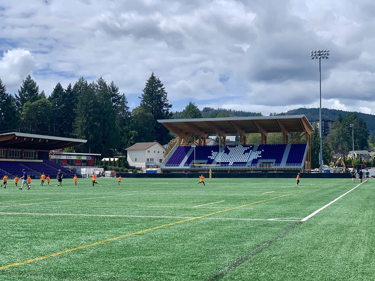 The grand opening of the newly expanded Westhills Stadium at City Centre Park is on schedule to take place on Saturday, Aug. 24. (Karissa Gall/News Staff)