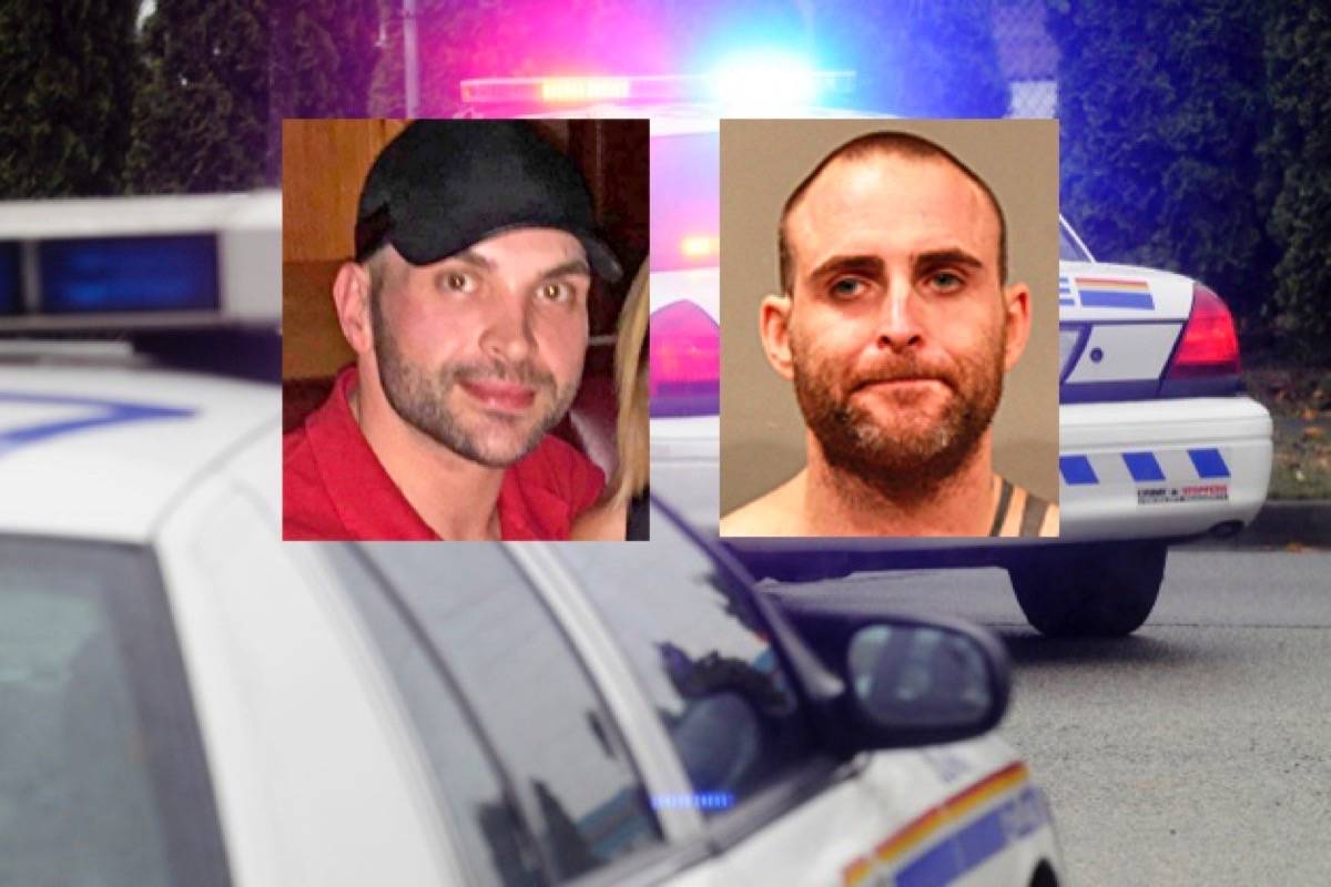 Surrey RCMP say friends Richard Scurr (left) and Ryan Provencher were last seen in South Surrey on July 17. (Contributed photos/file photo)
