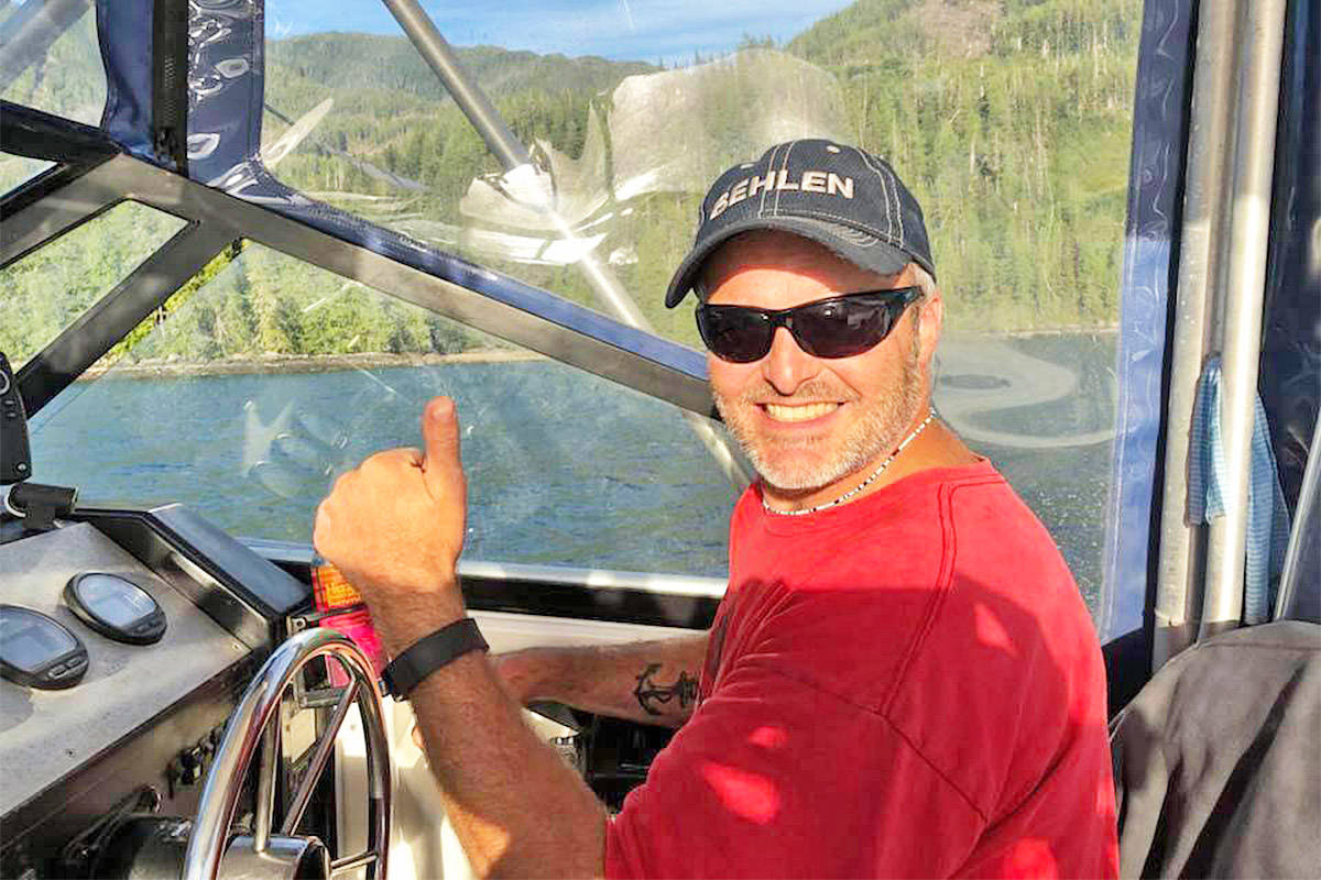 Jeff Alexander of Williams Lake has been identified as the man missing near Bella Bella after his fishing guide boat began to take on water and capsized, Friday Aug. 25. Photo submitted
