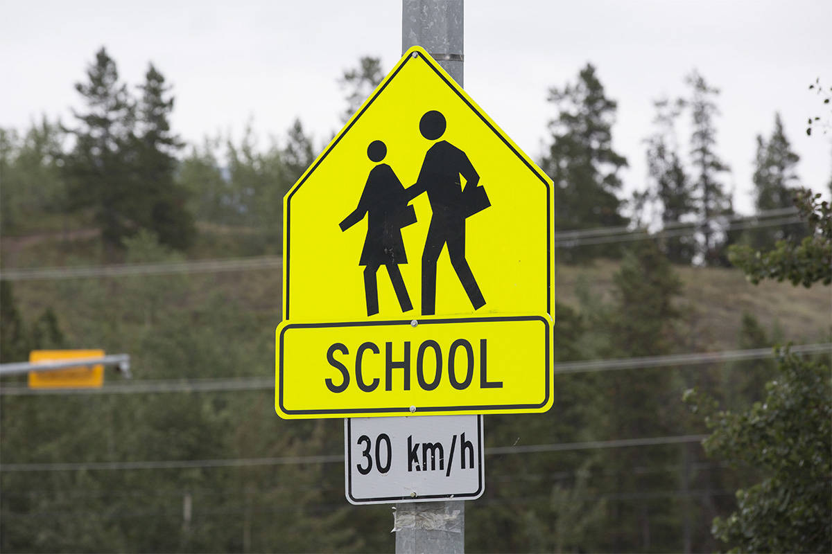 School zone signage. (Black Press Media files)
