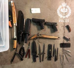 Victoria police bust suspected drug dealer with loaded shotgun