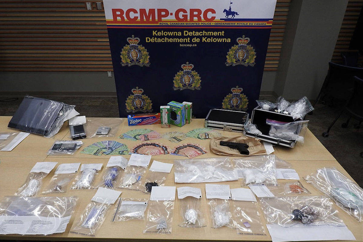 B.C. RCMP seize 1.5 kg of drugs, handgun