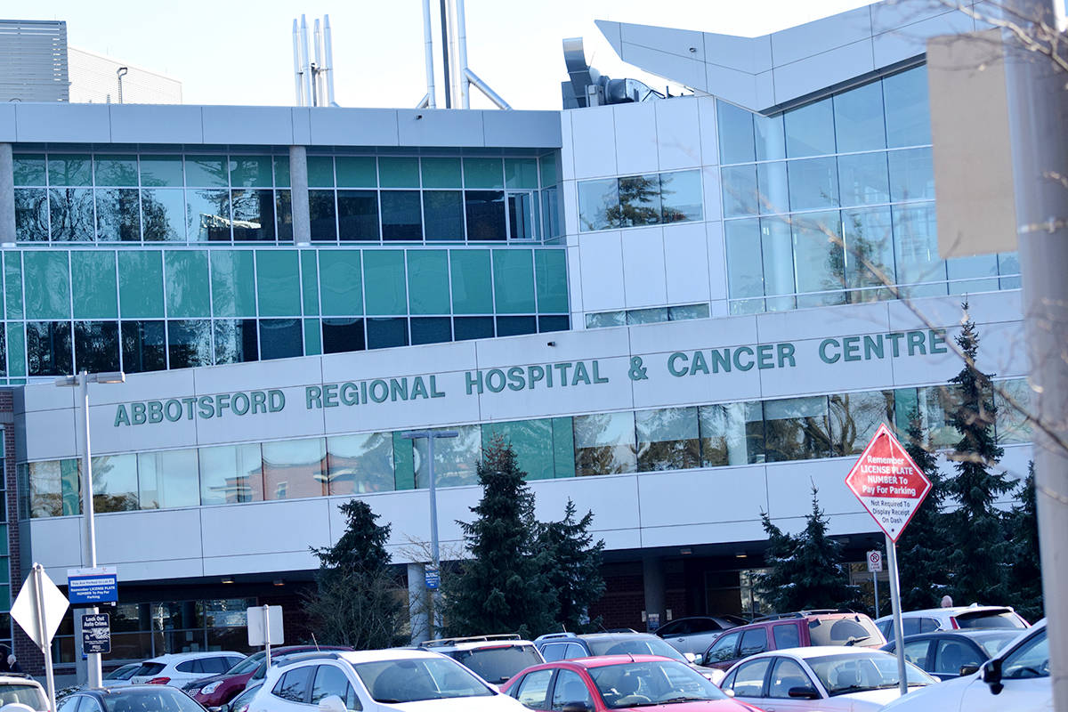 Abbotsford Regional Hospital                                File photo
