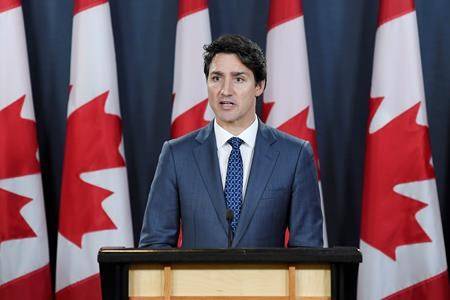 Prime Minister Justin Trudeau addresses the media during a press conference at the National Press Theatre in Ottawa on Wednesday, Oct. 23, 2019. (Adrian Wyld / THE CANADIAN PRESS)