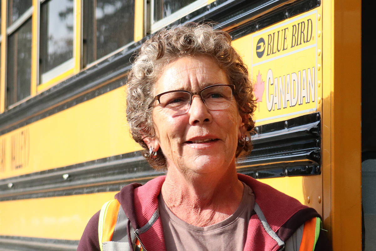 School bus driver Carol Combs has seen children have to run to get out of the way of cars passing her buses. (Lexi Bainas/Citizen)