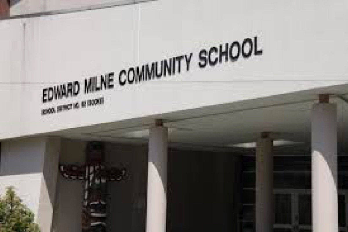 The lockdown at Edward Milne Community School has been lifted. (file photo)