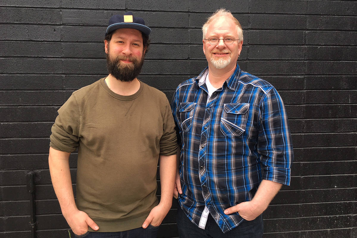Nick Sandor (left) and Sheldon Kitzul (right) organized the first ReImagining Masculinities conference at UVic. Now, the second one will run on Nov. 16 to explore what it’s like to identify as male in the post #MeToo world. (Black Press Media File)