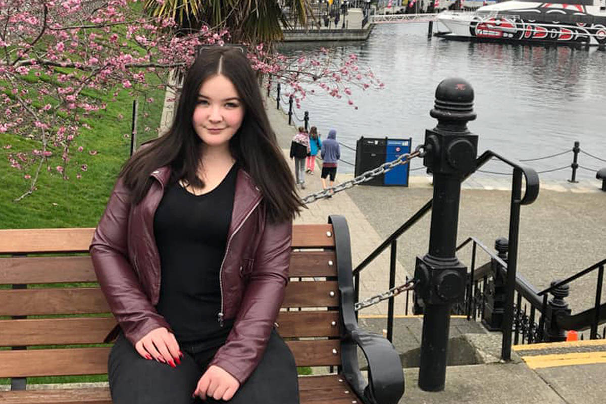Sara Picard, 16, intervened to assist a woman involved in an incident Thursday, Nov. 14, in Parksville. (Facebook photo)
