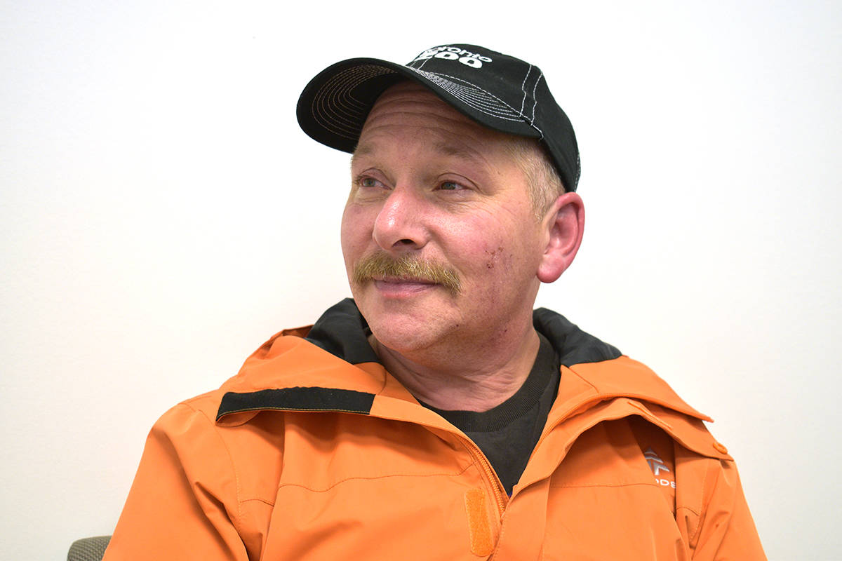 Mike Anderson was walking home on Sparks Street near Davis Avenue on Nov. 15 when he was sprayed in the face with an unknown substance. (Brittany Gervais/Terrace Standard)