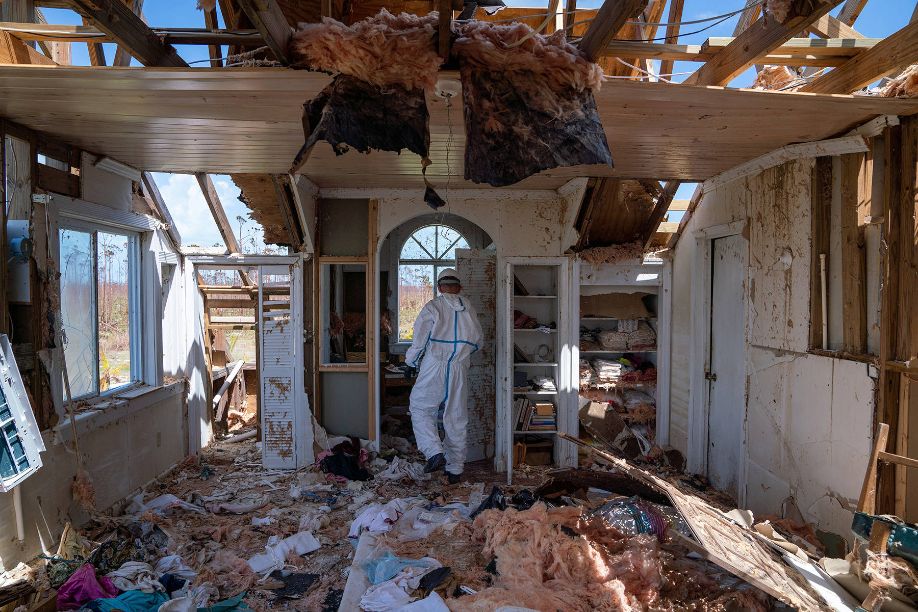 Members of Team Rubicon help clean up after Hurricane Dorian ripped through the Bahamas in early September in this undated handout photo. THE CANADIAN PRESS/HO - Darragh O’Carroll