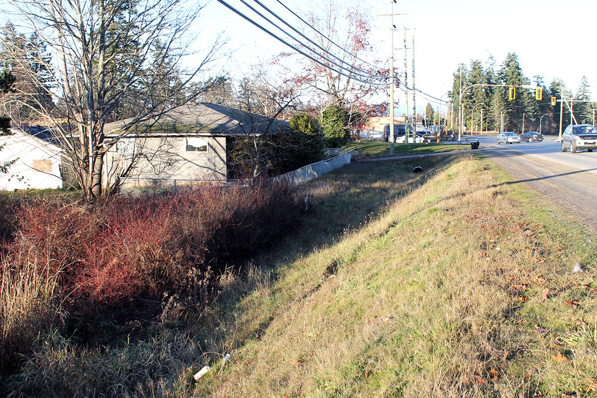 The proposed location of the Parksville Posh Wash car wash, which was voted down by Parksville council on Dec. 2, 2019. (Emily Vance photo)