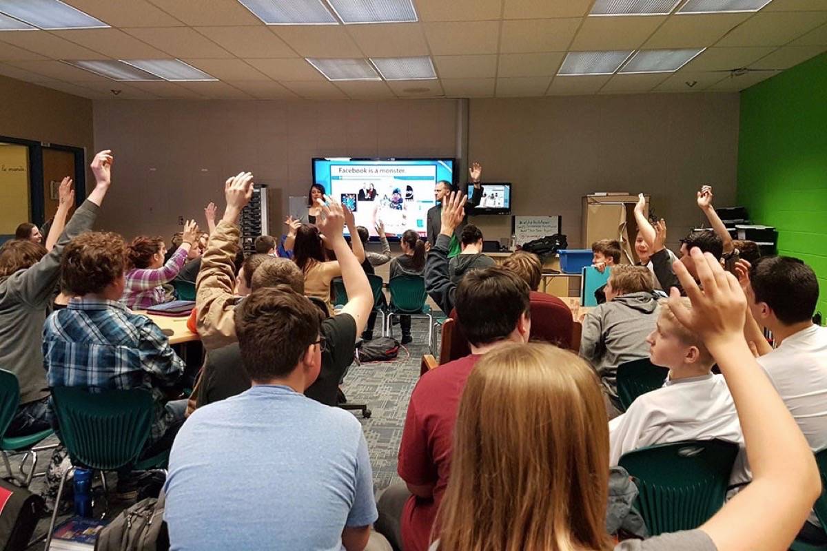 Joe Whitbread and Jo Phillips are helping children and parents navigate the world of social media. (Photo contributed)