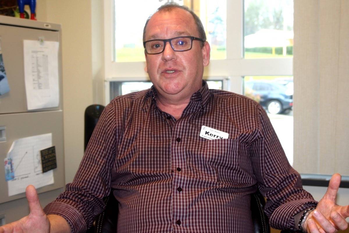 Kerry Williams, director of Ayre Manor, says the hospice space has an occupancy rate that hovers around 60 per cent. (Tim Collins - Sooke News Mirror)