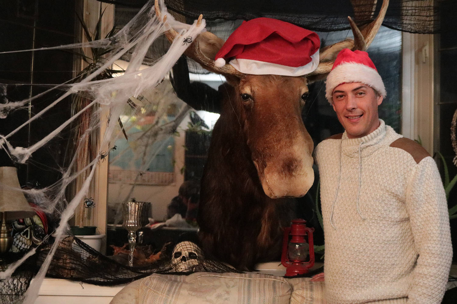 Johl Chato has released a five-song Christmas album titled Dreaming of a Green Christmas that features cannabis-themed parody songs of classic Christmas tunes.                                (Jensen Edwards/Grand Forks Gazette)